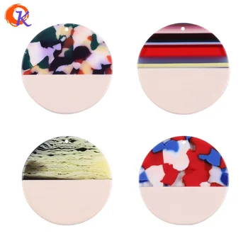 

Cordial Design 35x35MM 20Pcs Jewelry Accessories/Earrings Jewelry Making/Acetic Acid Bead/Coin Shape/Hand Made/Earring Findings