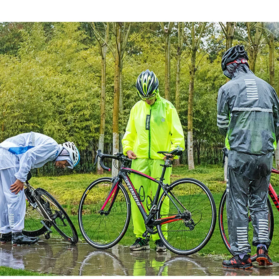 ROCKBROS водонепроницаемая велосипедная куртка комплекты MTB велосипедный велосипед