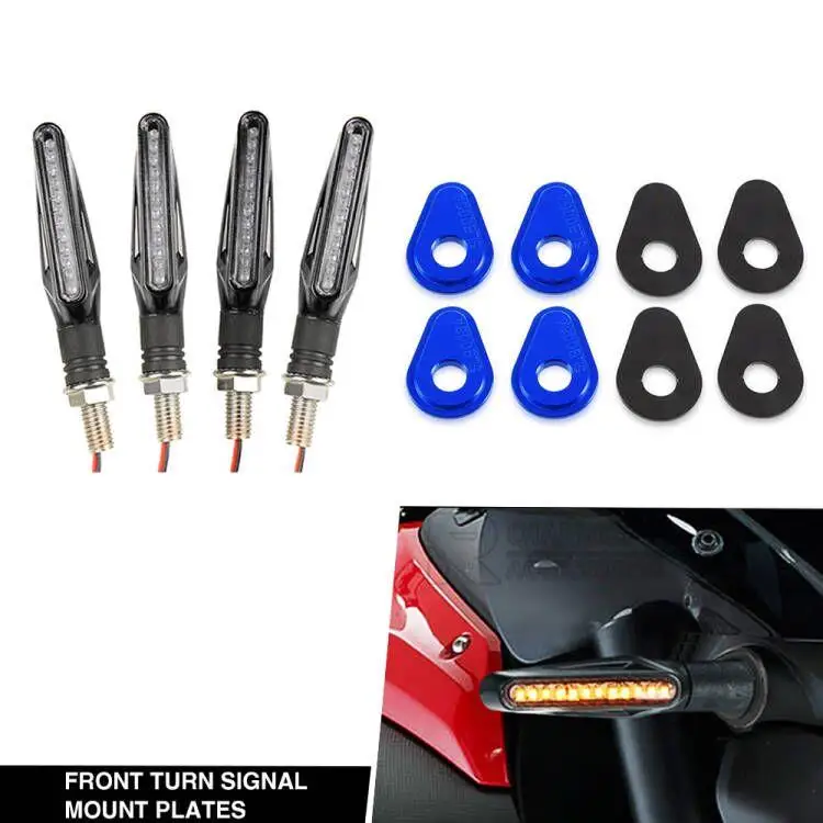 Piastre Di Montaggio Indicatori Di Direzione Anteriori Cnc Moto Indicatori Di Direzione Indicatori Di Direzione Distanziatori Adattatori Per Yamaha Yz