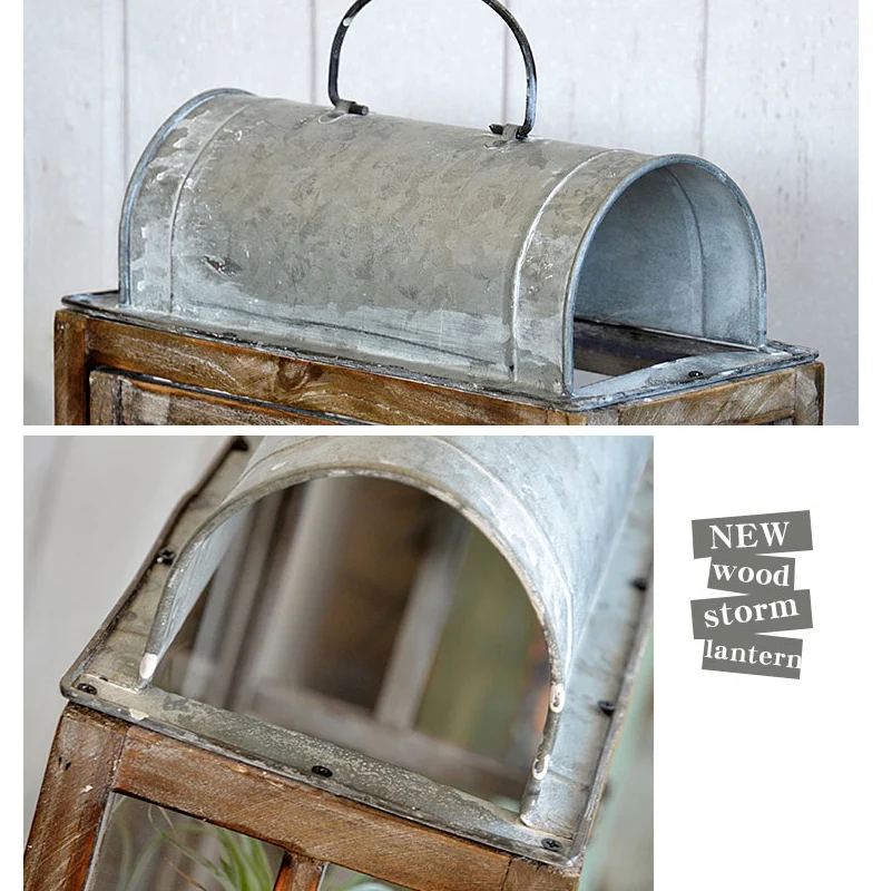 Handcrafted Vintage Lantern, Decorative Candle Holder