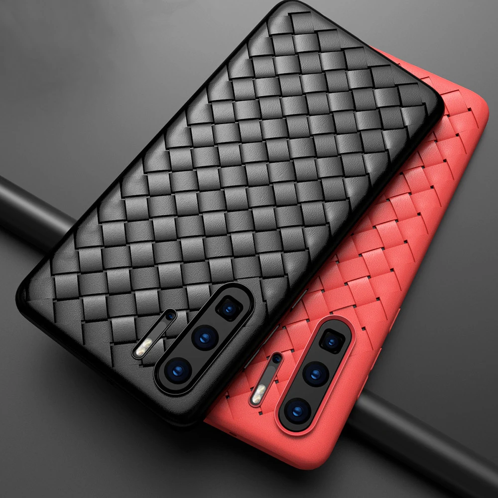 Weave Grid Leather Case For Samsung A52 A72 A32 A51 A71 S20 S21 S10 S9 S8 Plus Note 20