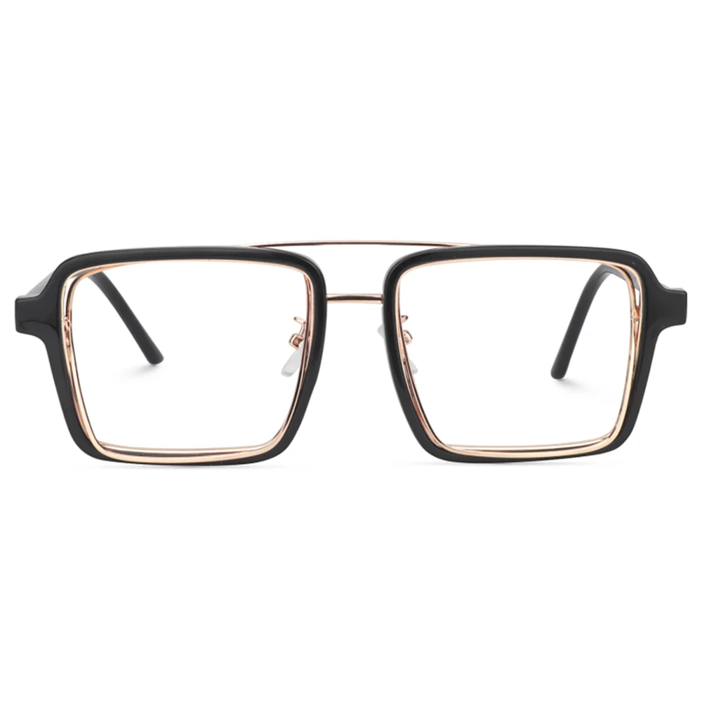 

Zeelool Unisex Retro Aviator Glasses Frame with Clear Lenses Non-prescription Eyewear Nellie ZX0923