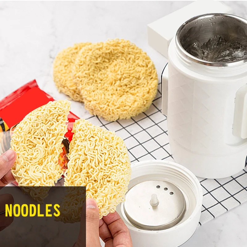 700Ml Multifunctional Electric Kettle Smart Contact Control Heating Cup Portable Mini Electric Soup Pot for Travel