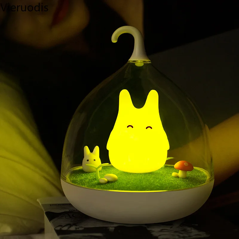 Сенсорный Ночной светильник Креативный светодиодный Totoro подарок для детей