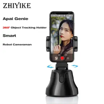 

Apai Genie Smartphone Selfie Shooting Gimbal Object Auto Tracking Phone Holder Selfie Stick for Vlog Video tiktok Youtube Live