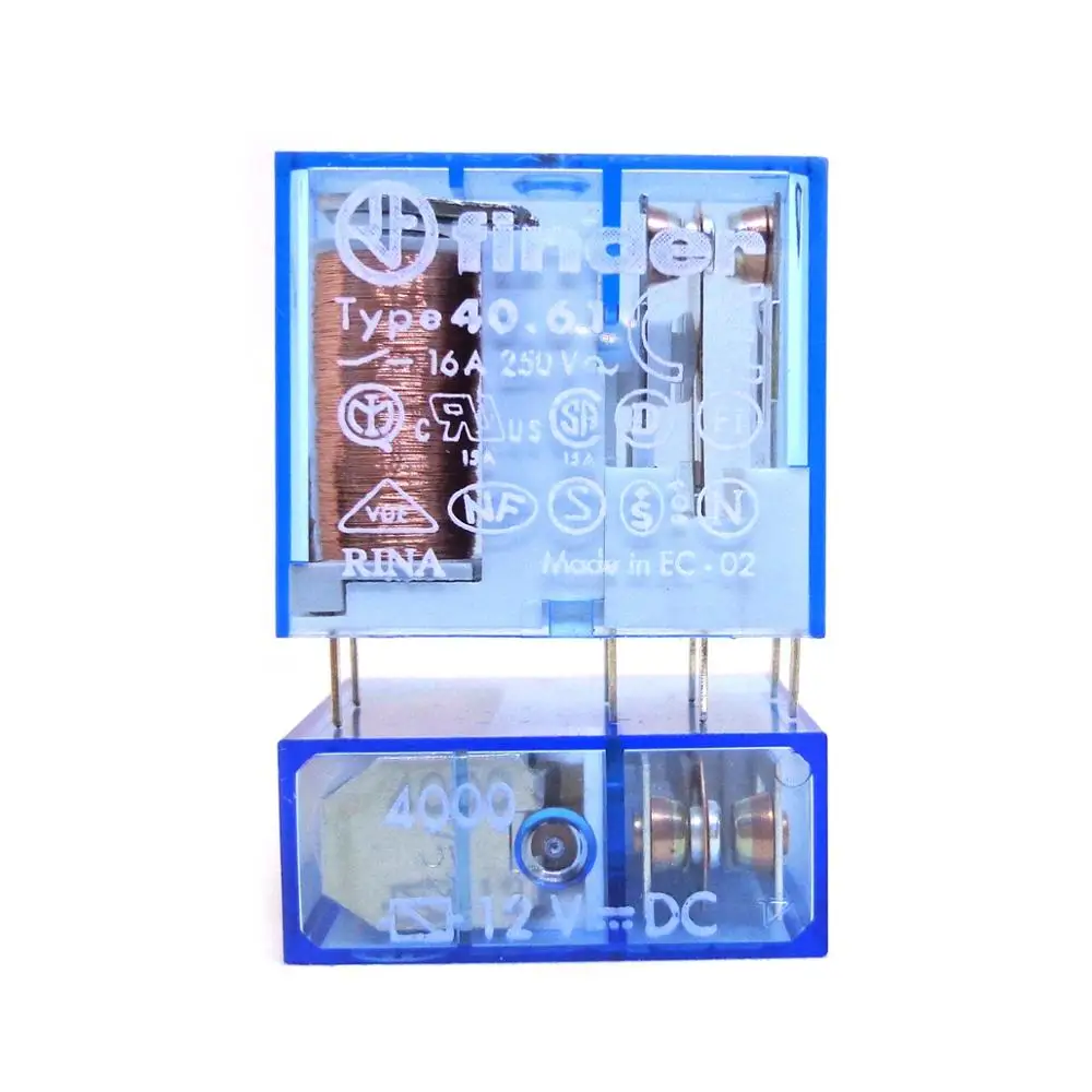 Релейный модуль FINDER 4 way 8 way релейный модуль SPDT модуль 12V 24V DC 16A 40,61 PLC Плата усилителя PNP/NPN Универсальный
