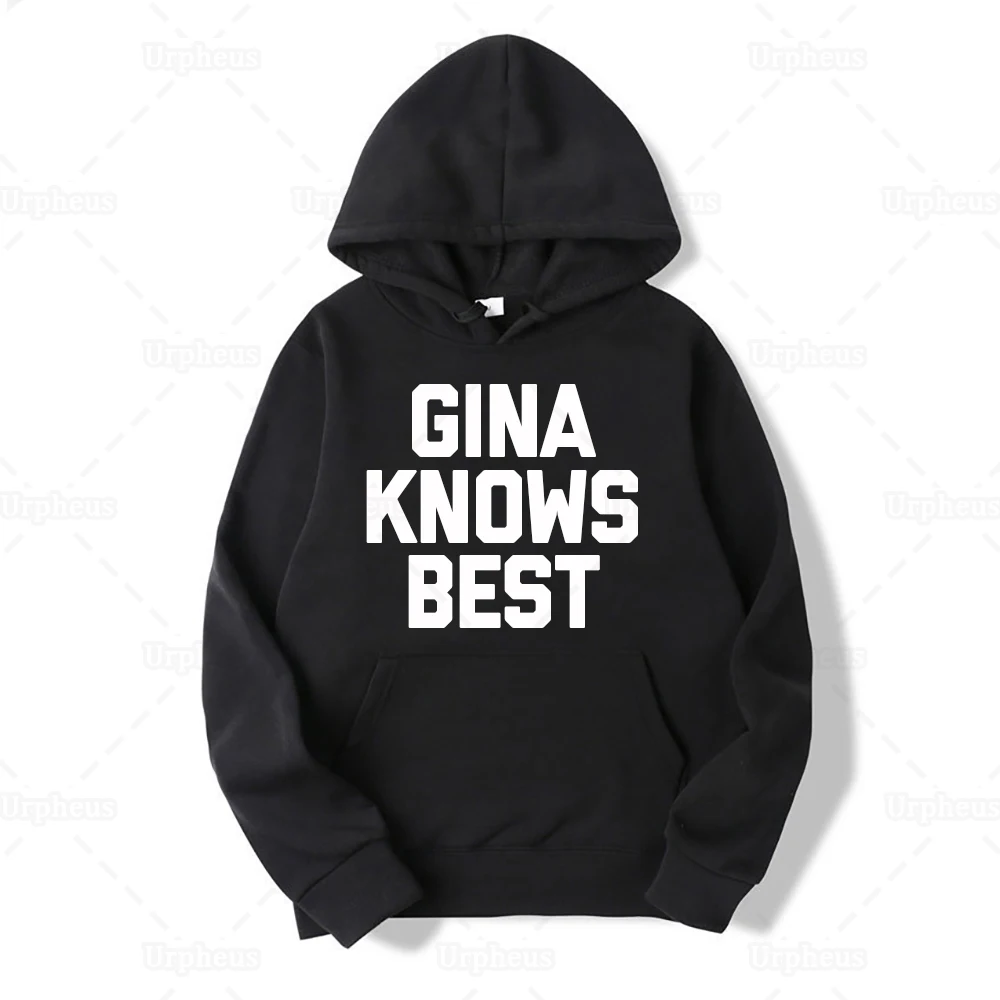 Толстовка с капюшоном принтом Brooklyn Nine Merch Gina Knows|Толстовки и свитшоты| |