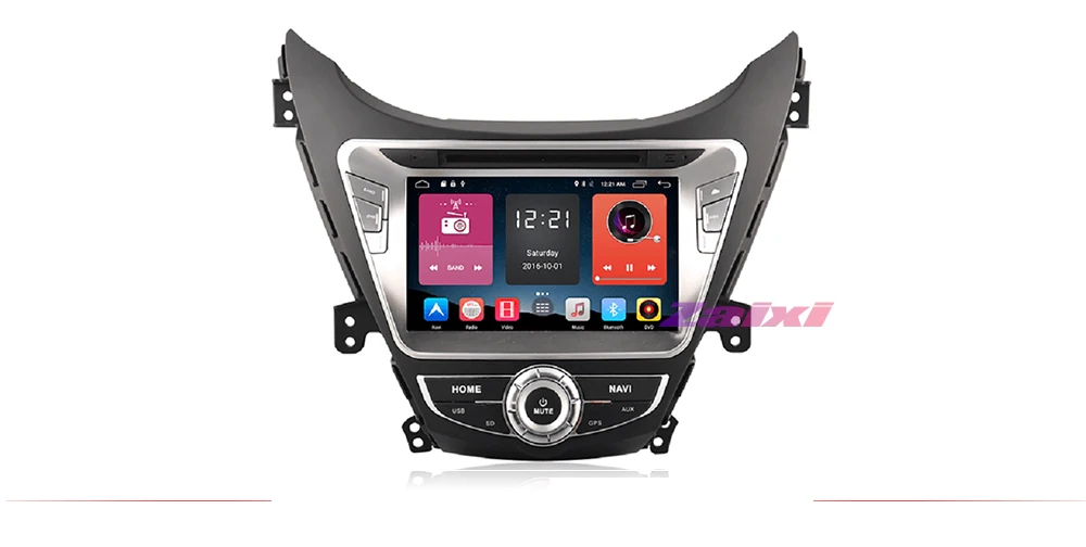 Discount ZaiXi Android Car Multimedia player For Hyundai i35 Elantra / Fludic Elantra GPS 2 Din WIFI GPS Navigation Autoradio Radio Maps 1