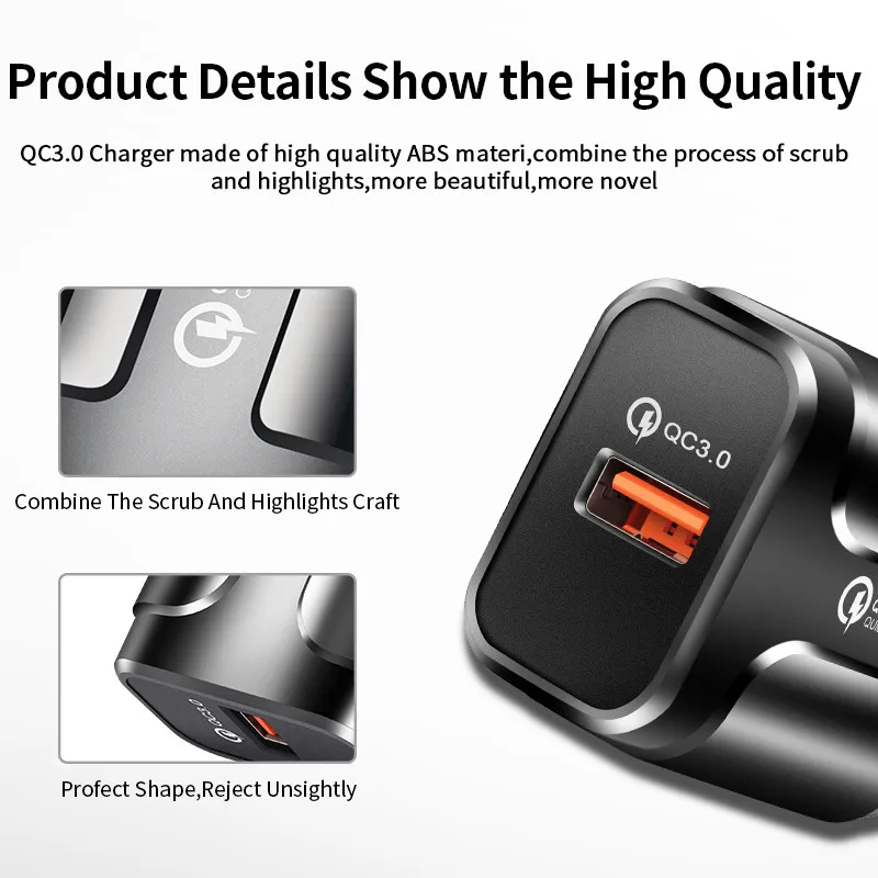 Gtwin Quick Charge 3,0 USB зарядное устройство QC 3,0 быстрое зарядное устройство ing для samsung S10 iPhone 11 X S Max настенное зарядное устройство для мобильных телефонов s адаптеры