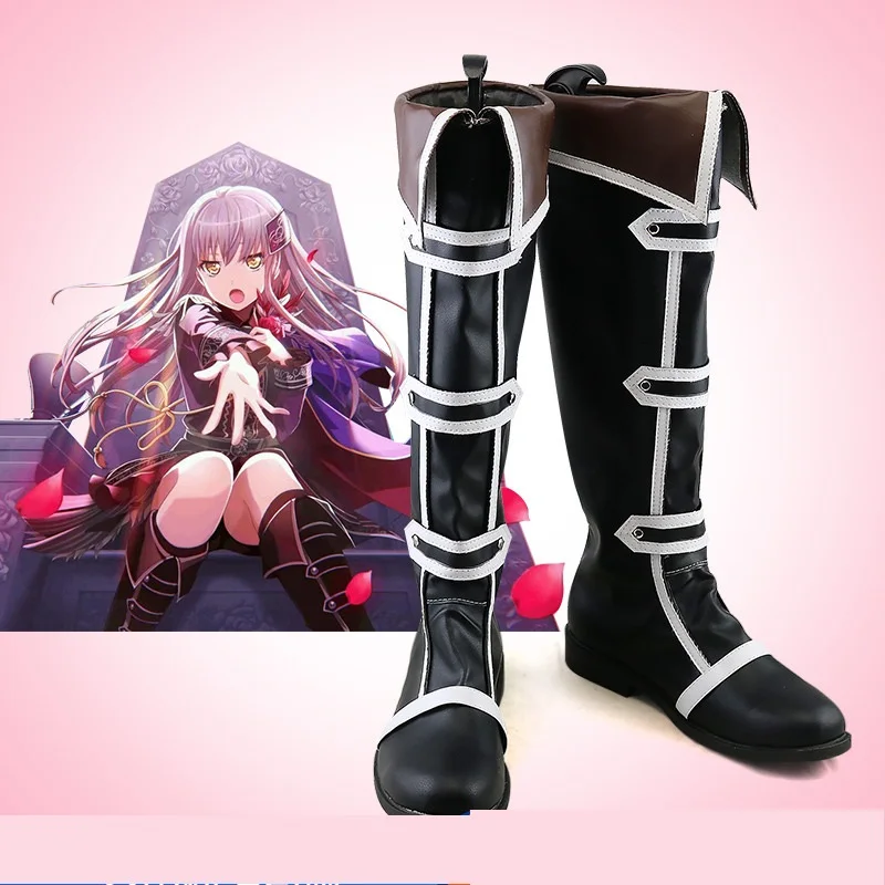 

Unisex Anime Cos Roselia Cosplay Costumes Boots Custom Made