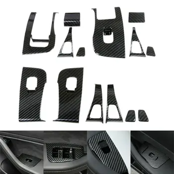 

Replacement Door Lock Window Switch Cover For Tesla Model 3 2017-19 ABS plastic