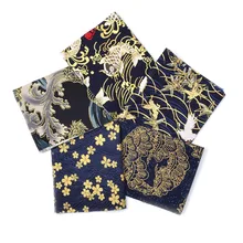 5 шт. 20x25 см черный напечатанный хлопок Швейные стеганые ткани комплект для лоскутного рукоделия ткань для поделок