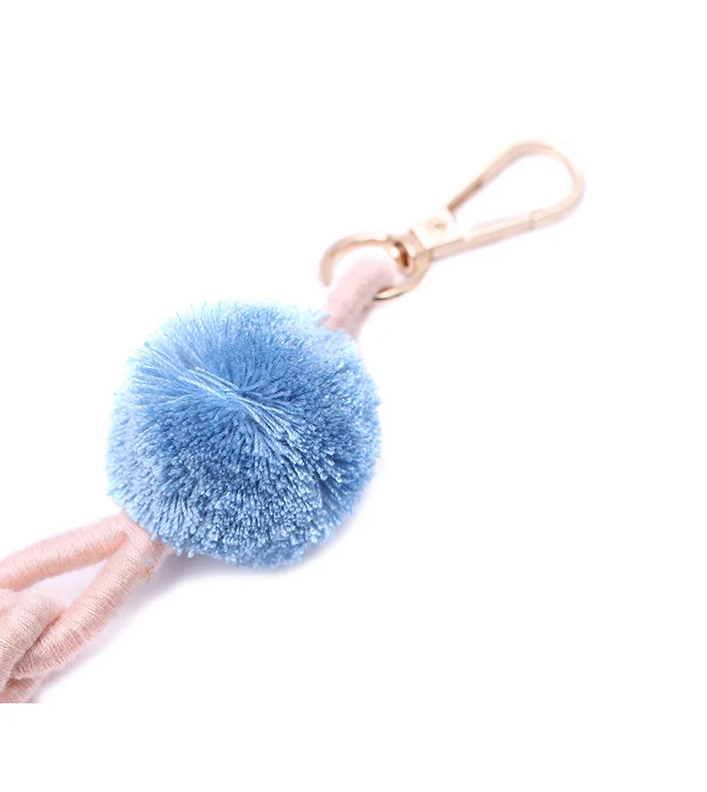 Брелок Boho красочный хлопок нитки кисточки Сумка для ключей Декоративная Сумочка Женский брелок лучший подарок ювелирные изделия самодельный брелок для ключей выпускной