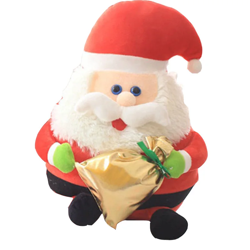 

Children Plush Stuffed Toy Santa Claus Money Bag Kids Christmas Birthday Gift