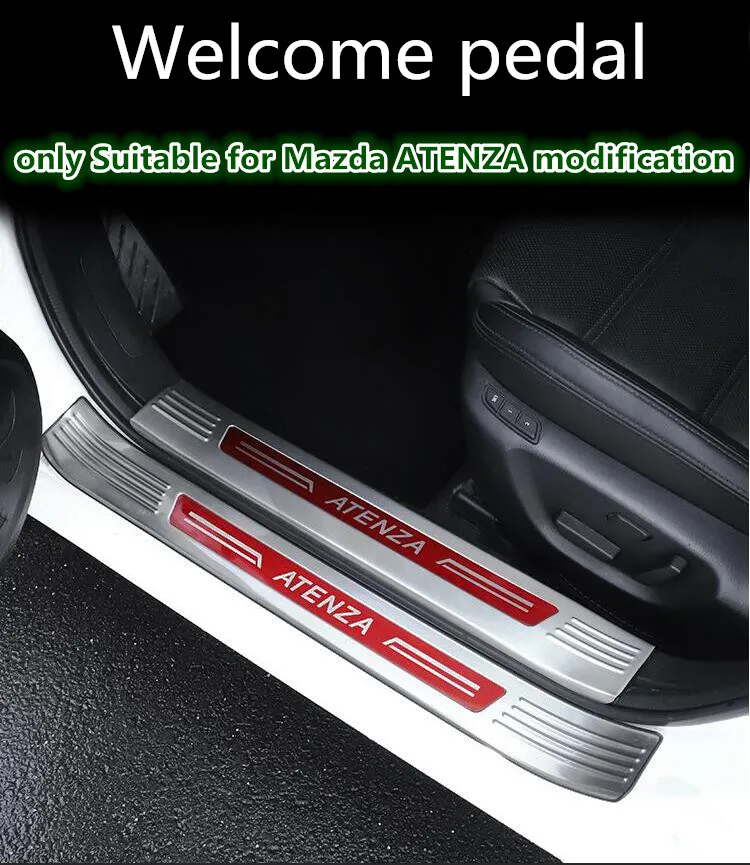 

Welcome pedal only Suitable for Mazda ATENZA modification, for14-19 ATENZA stainless steel pedal special decoration