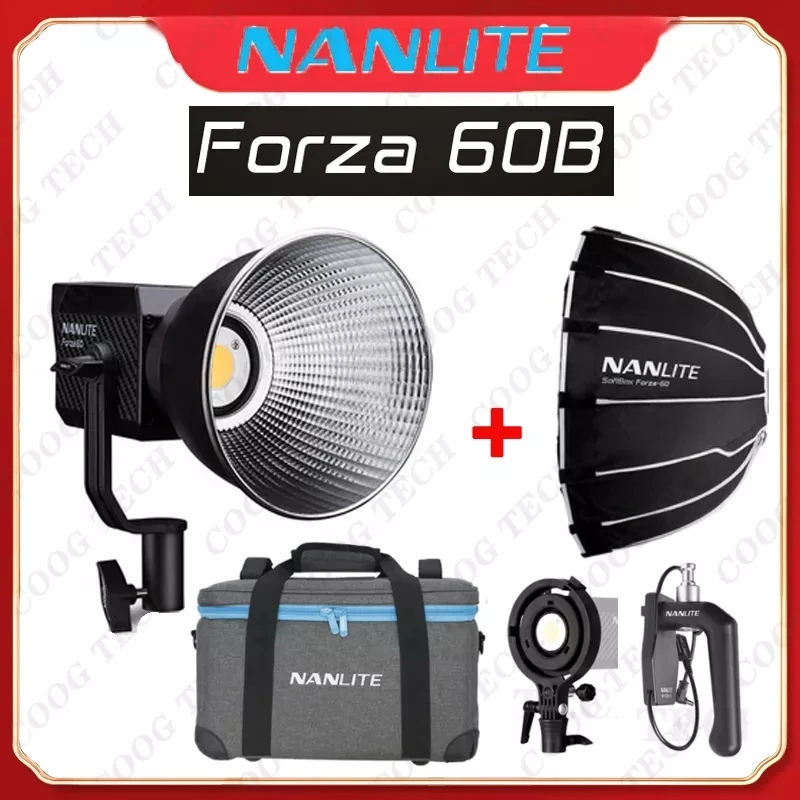 Nanguang Nanlite 60B 60 Вт двухцветсветильник светодиодный свет 2700K-6500K светильник