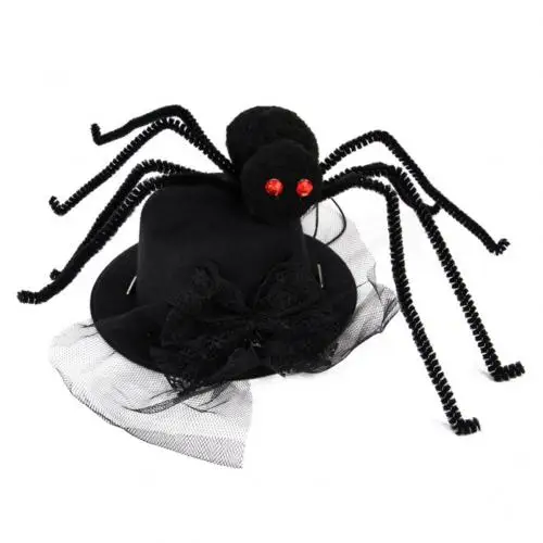 Spider Хэллоуин для домашней собаки смешной паук головной убор в форме шапка костюм праздничное украшение - Цвет: Spider