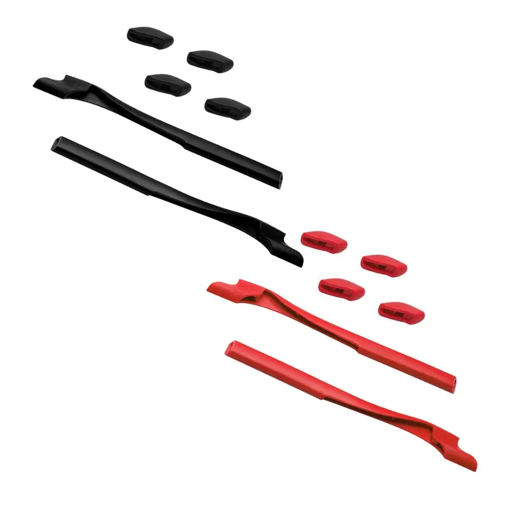 Black-Red KIT Запасные линзы OOWLIT для солнцезащитных очков, поляризационные, мульти цвета, половина куртки, 2,0 XL OO9154 - Цвет линз: Black-Red KIT