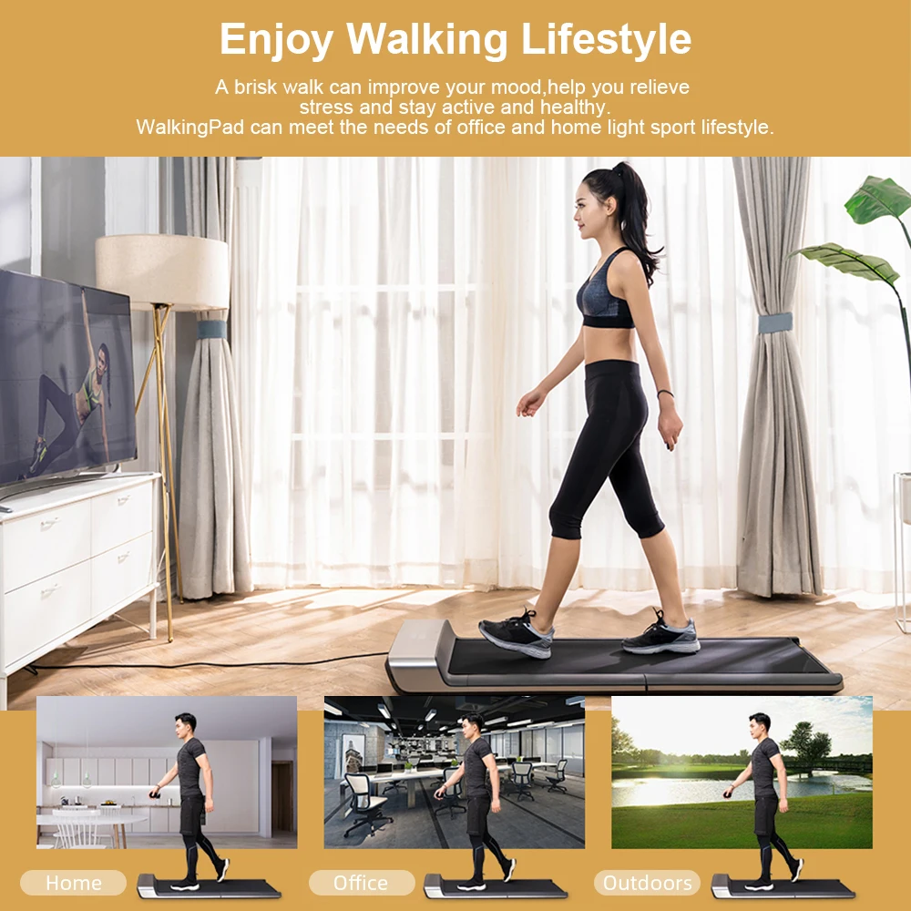  Fitness Equipment WalkingPad Treadmill A1 Smart Foldable Electric Sport Walking Machine Conveyor Be