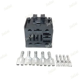 

9 Pin Automotive Relay Connector Car Fuse Socket Cable Plug With Terminals