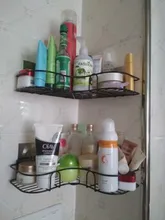 Storage-Rack Shampoo Kitchen-Accessories Metal-Corner Living-Room Bathroom Nail-Free