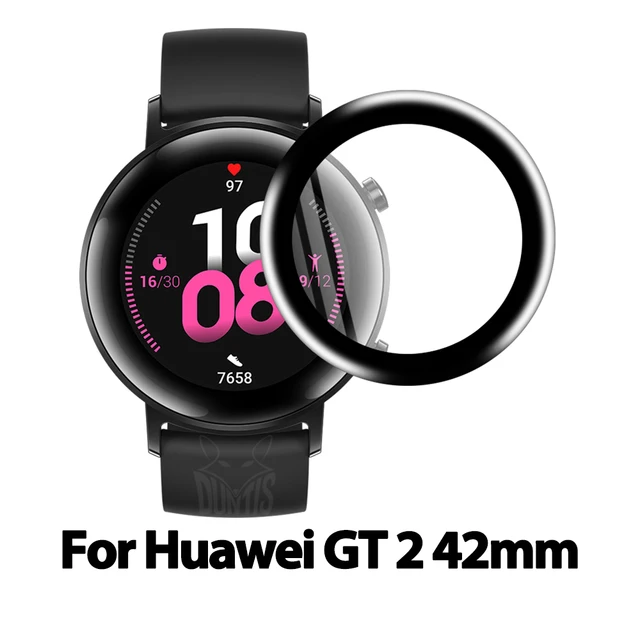 Screen Protector Cover For Huawei Watch GT 3 2 GT3 GT2 42mm 46mm Smart Watch 20D Soft Glass Curved Protective Film Accessories GT 2 42mm