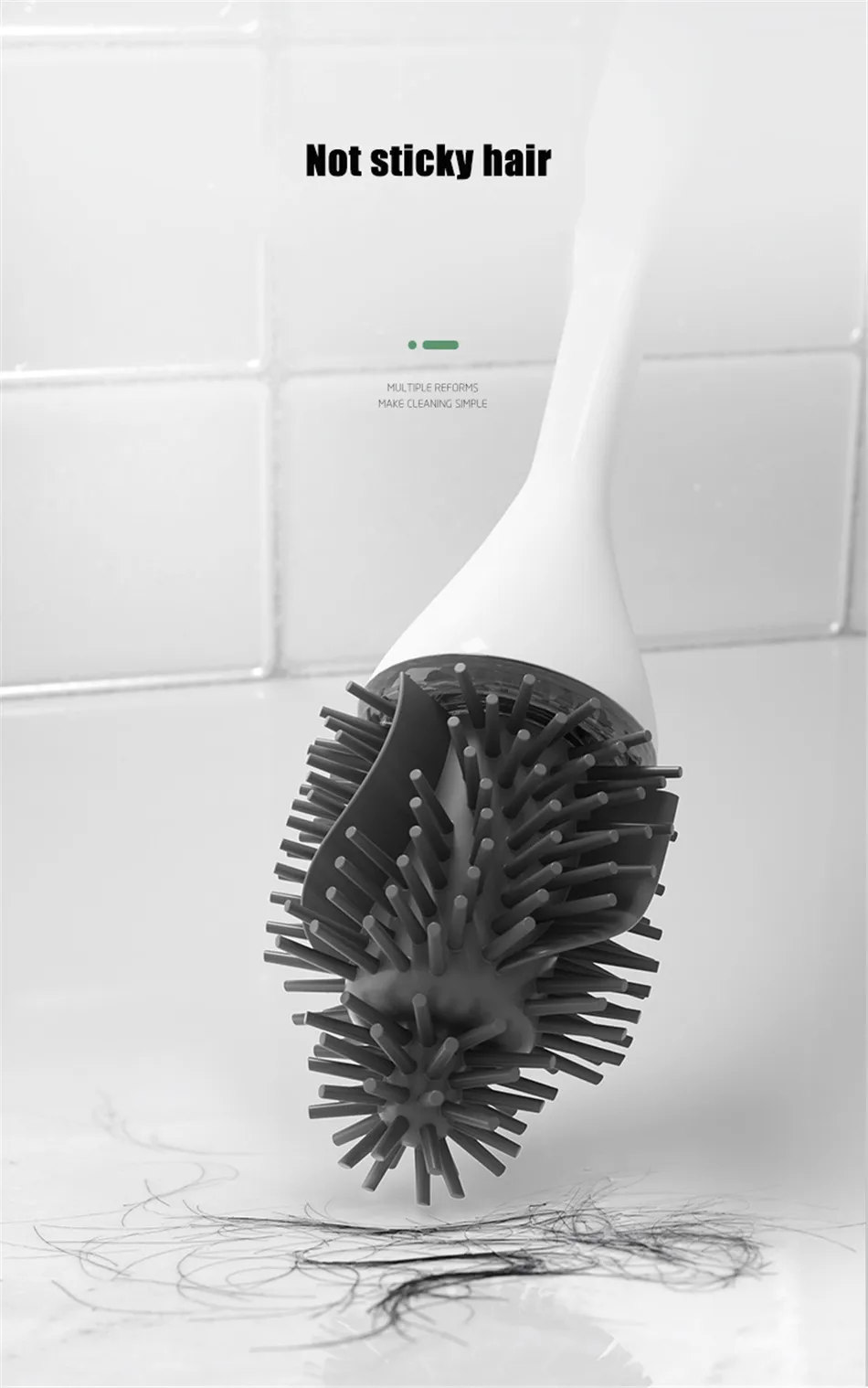 Гунот уф стерилизация щетка для унитаза TPR мягкая резиновая головка держатель Чистящая Щетка для туалета домашний пол чистые аксессуары для ванной комнаты