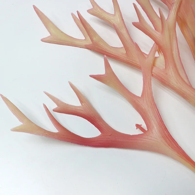 1PCS 38cm Artificial Deer Horn Plants Plastic Greenery Wall Decoration Antler Leaf Grass Wedding Home Garden Decor Fake Plants 4