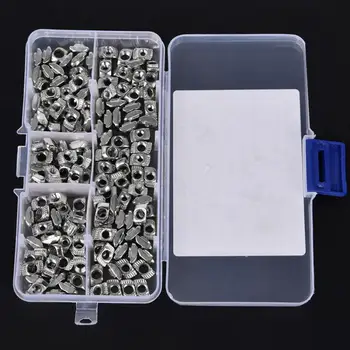 

160pcs T Slot Sliding Nut Fastener Hardware M3 M5 for 2020 Aluminum Profiles for Building Industrial Aluminum Frame Structure