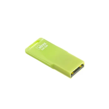 

Flash drive Mirex MARIO GREEN, 32 GB, USB2.0, read up to 25 Mb / s, write up to 15 Mb / s, green 4913952