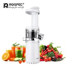 ROSPEC – Mini presse-agrumes sans fil à mastication lente, sans BPA, extracteur de jus à froid pour fruits et légumes