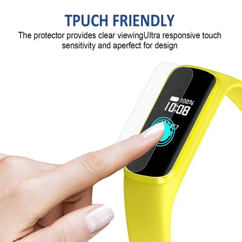 5 шт. Защитная пленка для Samsung Galaxy Fit e R375 умный браслет полноэкранная проницаемая