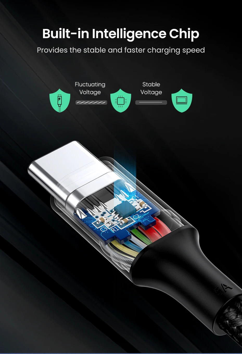 pd100w usb tipo c cabo de carregamento