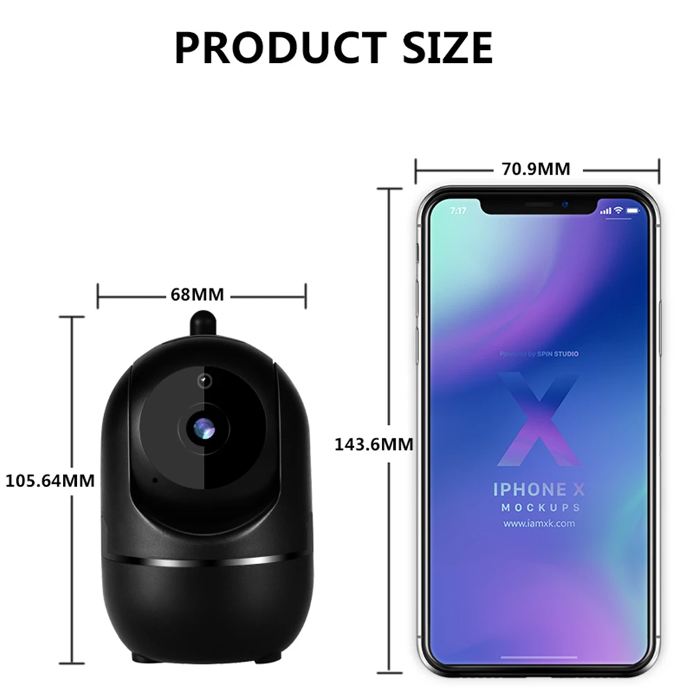 Новинка; Лидер продаж 1080P Облако IP Wi-Fi Камера домашней безопасности Камеры Скрытого видеонаблюдения автоматическое слежение за сетевая камера с Wifi Видеоняни и радионяни дропшиппинг