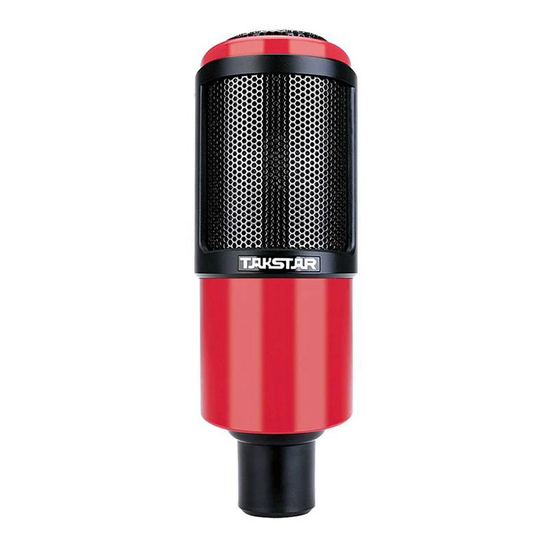 Red color Takstar pck320 конденсатор PC-K320 микрофон боковой адрес компьютер микрофоны вещания ПК запись инструмент без кабеля аудио - Цвет: Red color