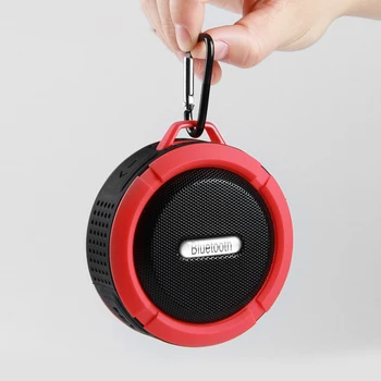 

IP56 Waterproof Bluetooth Speaker 5W Portable MP3 Music Player with Big Sucker Support TF Card Bluetooth Wall Desk Suction