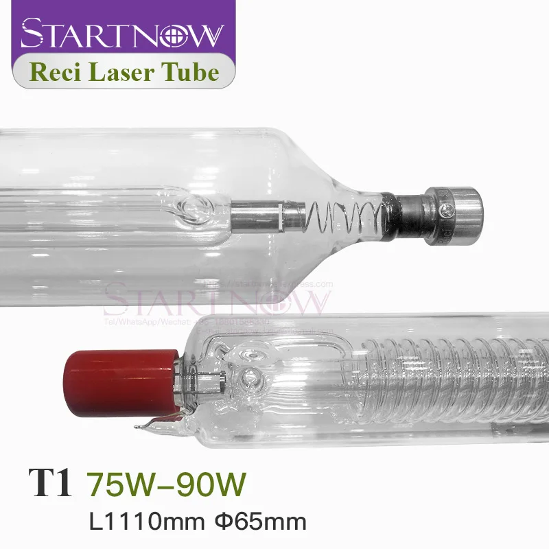 Startnow Reci T1 75W CO2 лазерная трубка Деревянный чехол коробка упаковка Dia. 65 мм для CO2 лазерной гравировки и резки