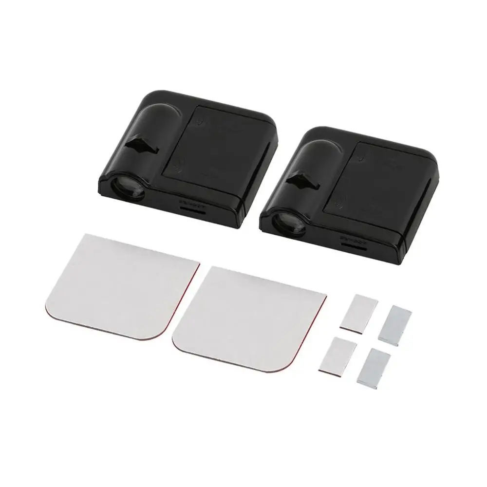 1 Pair Led Car Door Logo White Skeleton Shadow Welcome Light Original Door Light Replace Laser Lamp Projector Lamp