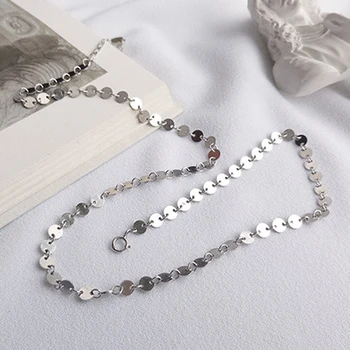 

Silver necklace 925 sterling silver jewelry silver choker necklace for women new arrival best gift for Valentine women necklace