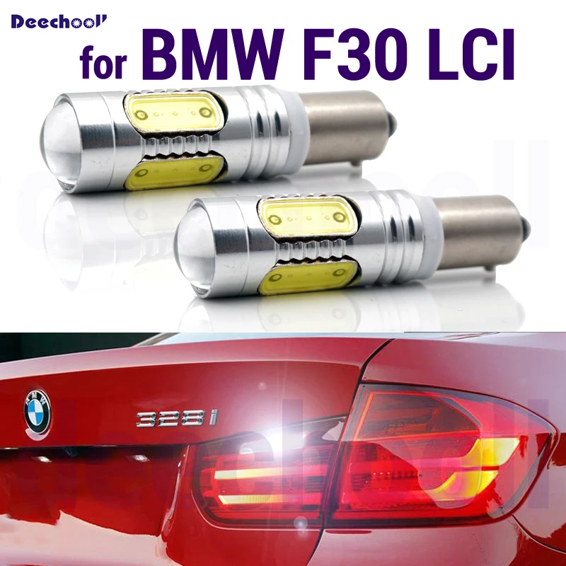 Светодиодные лампы заднего хода BAY9S H21W 64136 COB для BMW 3 серии LCI F30 2016 2019 2