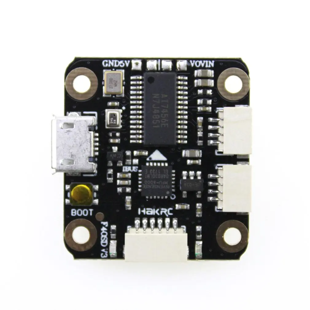 HAKRC Mini F4 Flytower Контроллер полета интегрированный OSD 4 в 1 BLHeli 20A ESC встроенный 5 в 2A Выход BEC для FPV RC Дрон