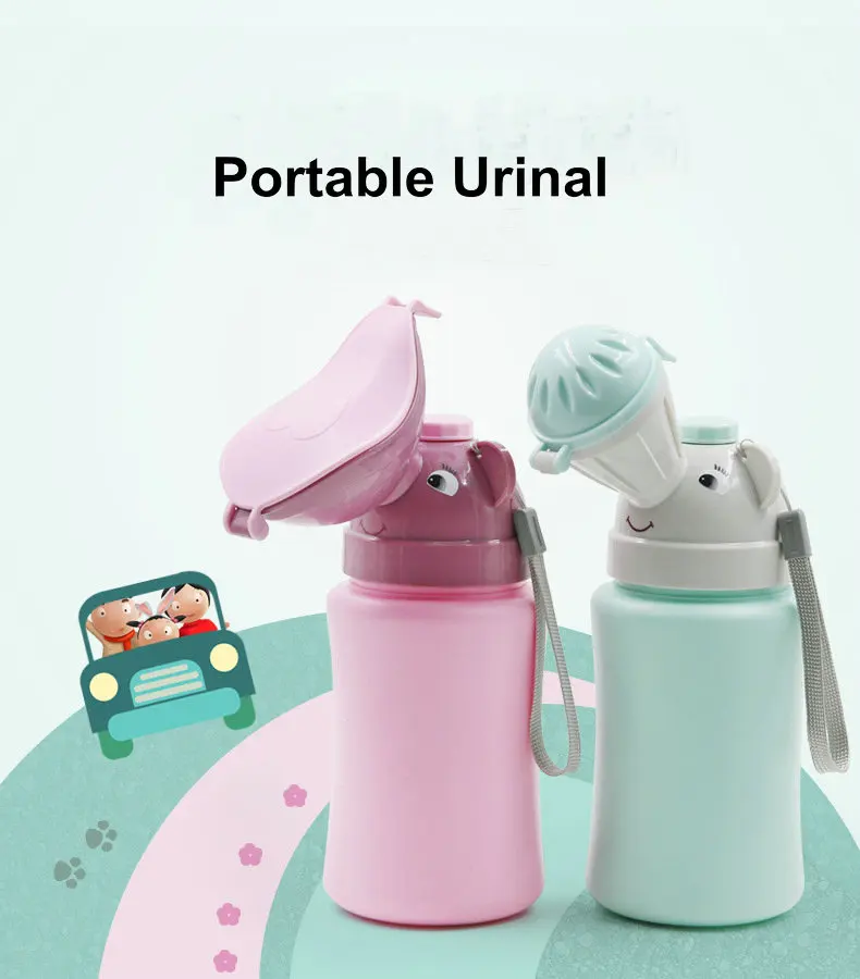 

Potty Portable Pee Bottle -Upgrade Portable Potty Emergency Urinal Toilet for Car Travel and Camping, Child Kid Toddler Pee Trai