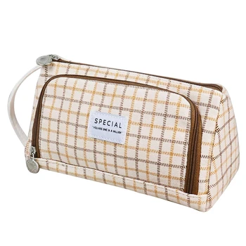 

ANGOO Pencil Case Big Capacity Pencil Pen Pouch with Handle Stationery Bag Supplies Box for Student Office