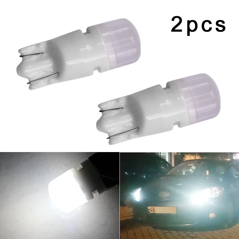 

2pcs LED Car DC 12V Lampada Light T10 5050 Super White 194 168 W5W T10 Led Parking Bulb Auto Wedge Clearance Lamp Car Gadgets