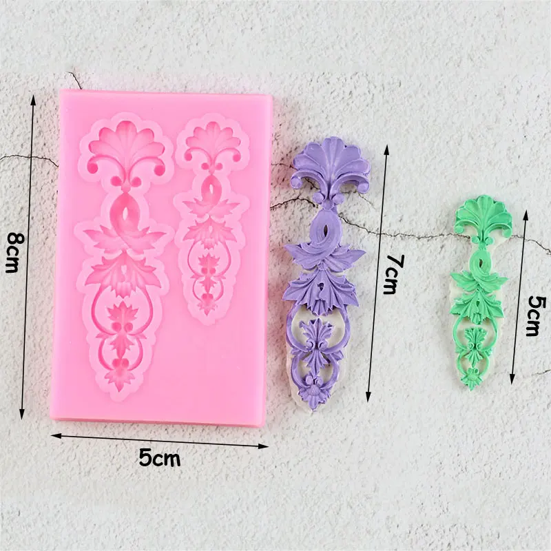 Прокрутки рельефа силиконовые формы для выпечки формы листья помадка для кекса торт декратеры конфеты форма для шоколада формы для мастики