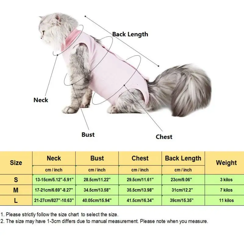 Уход за кошкой, щенком, жилет, футболка, одежда, хлопок, костюм для восстановления, E воротник, альтернатива, после операции, одежда, анти-лизание ран домашних животных