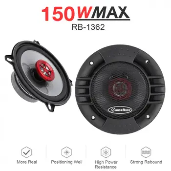 

2pcs Universal 5 Inch 91dB 2 Way Car Coaxial Speakers Audio Stereo Full Range Frequency HiFi Speaker Non-destructive