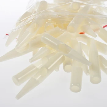 

RT14 50 PCS Short Sterile Disposable Plastic Tattoo Tip Nozzles