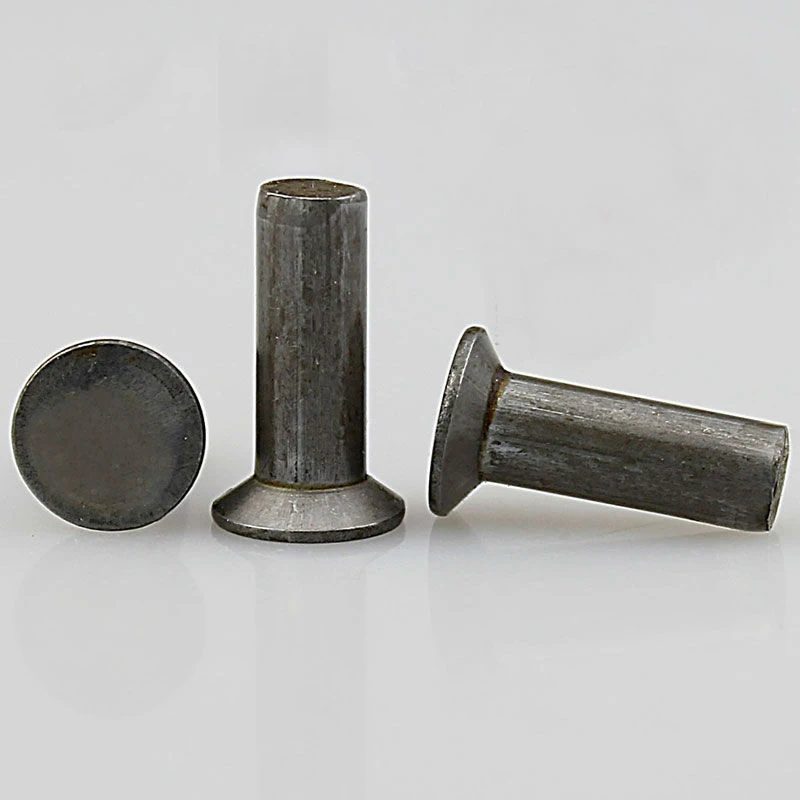 30pcs M4 iron color countersunk rivets solid flat head rivet knock