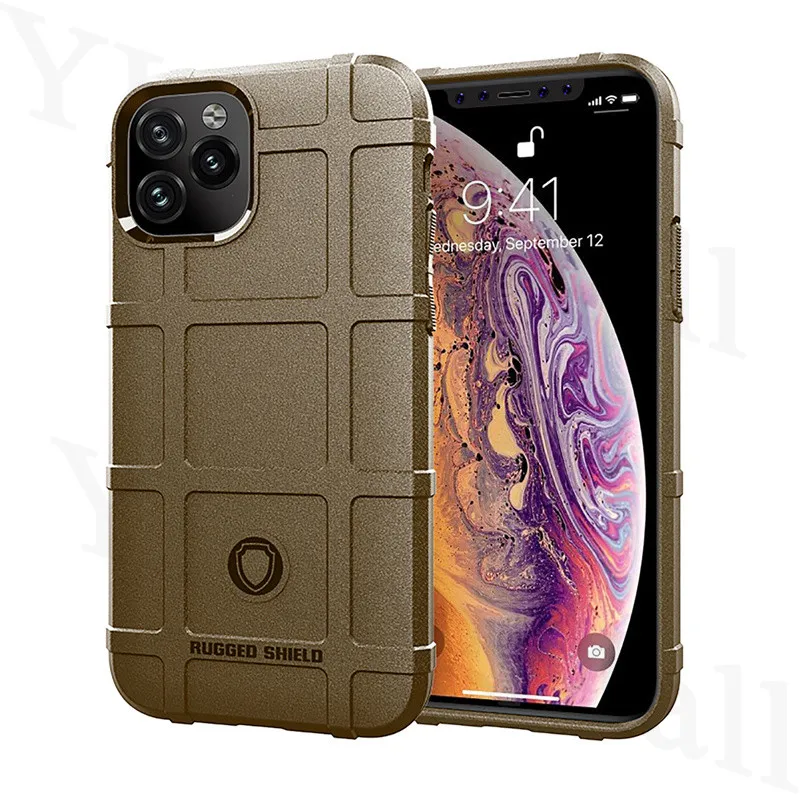 Brown KEYSION матовая прочная защита чехол для iPhone 11 Pro 11 Pro Max Роскошный 360 противоударный Броня задняя крышка для iPhone 11 11 Pro Max - Цвет: Brown